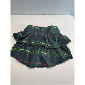 The Bubble Toddler Girls med‎ 2T/3T Navy Plaid skort preppy